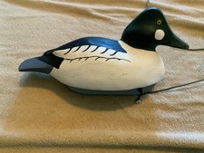 Vintage Hand-Carved Wooden Mallard Drake Duck Decoy No marks at all