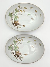 Halsey Fine China 'Swirling Leaves' Partial Dinnerware Set (Cups, Saucers, Plates) — listing 2