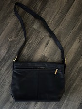Stone Mountain Olive Green Leather Shoulder Bag with Brown Trim — listing 6