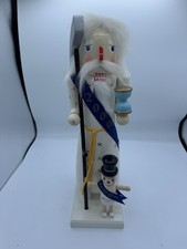 Father Time & Baby New Year 2002 Wooden Nutcracker — listing 2