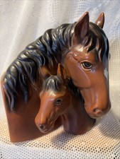 Vintage Double Horse Head Ceramic Planter / Vase, Made in Japan — listing 6
