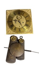Antique Federal Tall-Case Grandfather Clock with Painted Moon-Phase Dial and Broken-Arch Bonnet — listing 6