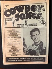 Cowboy Songs Magazine Number 39, Faron Young Cover, circa 1955 Country Western Song Folio — listing 5