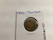 1866 United States Two Cent Piece (Shield, Copper) — listing 5