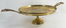 Grand Tour Style Patinated Bronze Tazza / Kylix Urn on Burlwood Plinth — listing 6