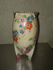 Japanese Lusterware Twin-Handled Vase with Hand-Painted Peonies — listing 6