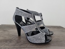 Michael Kors Glitter Block-Heel Ankle-Strap Sandals — listing 6