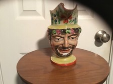 Antique Staffordshire Pearlware Satyr/Bacchus Face Jugs and Luster Pitcher Group — listing 3