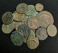 Ancient Roman Bronze Coin (AE follis/nummus), heavily patinated, uncertain emperor — listing 2