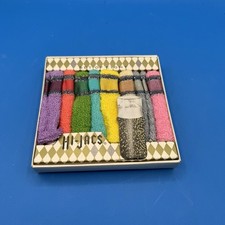 Vintage Hi-Jacs Terry Cloth Coasters, Complete Boxed Set with Original Lid — listing 6