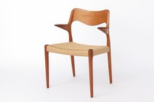 Danish Modern Teak Lounge Chair with Spindle Back and Sculpted Arms — listing 6