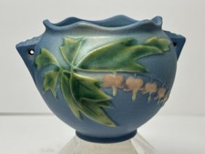 Roseville Pottery Bleeding Heart Jardiniere #651-6 in Pink — listing 5