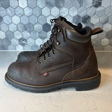 Red Wing Style 4215 Men's Leather Work Boots, Size 12 D, EH Rated — listing 4