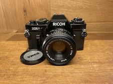 Ricoh XR7 35mm SLR Film Camera with Lens and Accessory Bundle
