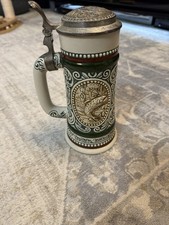 Avon 1978 Hunting Scene Lidded Beer Stein - 'At Point... English Setter' — listing 2