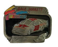 Dale Jarrett #88 Ford Credit NASCAR Winston Cup Pewter Belt Buckle, Limited Edition #189, American Legends Foundry — listing 4
