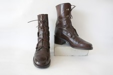 Antique Leather Ankle Support / Athletic Cuff with Buckle Straps — listing 4