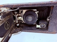 Vintage Ansco Folding Bellows Camera, 1920s, Ansco Photoproducts Binghamton NY, Uses 6A/6B Roll Film — listing 2