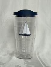 Tervis 24oz Double-Walled Insulated Tumbler with Nautical Rope & Navy Stripe Design — listing 4