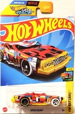 Hot Wheels 'The Speed Monster' Funny Car Dragster, Blue with Metal Base — listing 2