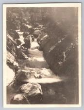Landscape Photograph Print of Rocky Mountain Stream with Mossy Boulders, Appears Smoky Mountains Style — listing 2