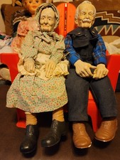 William Wallace Jr. Grandma & Grandpa Porcelain Dolls Pair — listing 2