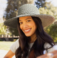 Sunday Afternoons Floral Print Wide-Brim Packable Sun Hat — listing 6