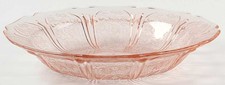 Cherry Blossom Rimmed Soup / Pasta Bowl, White with Pink Sakura Branch Motif — listing 3