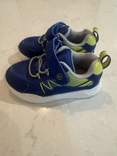 Stride Rite Toddler Boys' Navy & Blue Athletic Sneakers with Bungee Lace & Hook-and-Loop Strap