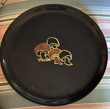 Vintage Couroc of Monterey Mushroom Inlaid Rectangular Tray — listing 2