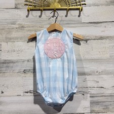 The Beaufort Bonnet Company Bea Louise Bubble in Tartan Plaid, Size 3T — listing 5