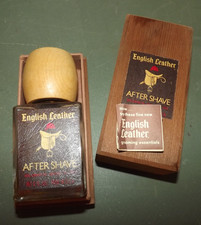 Vintage English Leather Wooden Presentation Box by MEM Company (Empty) No, box is empty — listing 5