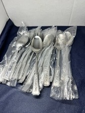 Vintage Ornate Floral Pattern Stainless Steel Tablespoon — listing 5