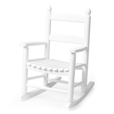 Vintage Child's Captain's Bow-Back Rocking Chair, Solid Maple — listing 2