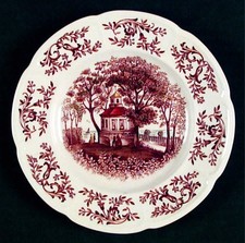 Johnson Bros. Windsor Ware "Mount Vernon" Brown Multicolor Transferware Covered Sugar Bowl — listing 3