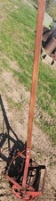 Antique Wooden Single-Wheel Push Plow / Garden Cultivator — listing 3