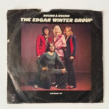 The Edgar Winter Group "Round & Round" / "Catchin' Up" 45 RPM 7" Single (Epic 5-10922, 1972) — listing 2