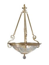 Dale Tiffany Mission-Style Stained Glass Pyramid Pendant Lamp Yes, marked Dale Tiffany — listing 4
