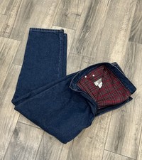 L.L. Bean Double L Natural Fit Flannel-Lined Men's Jeans 40x30 — listing 6