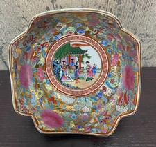 Chinese Rose Medallion Famille Rose Porcelain Bowl — listing 4