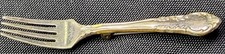 Vintage Figural Fork Brooch with Rhinestone Handle, Gold-Tone — listing 4