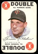 1968 Topps Game Card #15 Steve Hargan Strike Out — listing 5