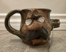 signed studio pottery Studio Pottery Group - Mahon Signed Mug, Brown Glazed Pitcher, Sommer Signed Mug — listing 4