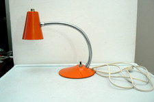 Chrome Gooseneck Desk Lamp with Bullet Shade, Mid-Century Modern Style — listing 4