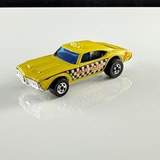 Vintage Hot Wheels Blackwall Blue Pickup Truck with Orange Tampo Made in Hong Kong — listing 4