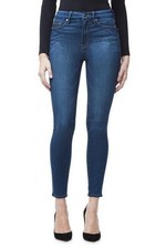 Good American Good Legs Crop High-Waist Skinny Jeans, Distressed Blue261 Wash, Size 12/31 — listing 6
