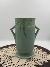 Roseville Pottery Velmoss II 9 Inch Vase with Leaf Design — listing 6