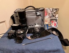 Vintage Pentax Spotmatic 35mm SLR Camera Lot with Multiple M42 Lenses, Nikon N70, and Tamrac Gadget Bag — listing 4