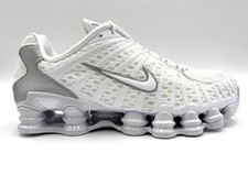 Nike Shox NZ White/Metallic Silver Running Shoes — listing 2