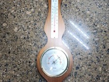 Vintage Banjo-Style Wall Weather Station (Aneroid Barometer, Thermometer & Hygrometer) — listing 4